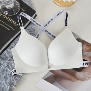 ชุดชั้นใน เข้มข้น ปุ่มด้านหน้า ไม่มีการครอบแก้ว ดันหน้าอกสวยๆ การสนับสนุนที่มีประสิทธิภาพ ประณีต