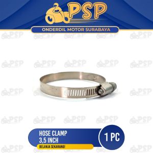 Hose Clamp 35 Inch - Penjempit Klem Selang Radiator Air Gas Kompor Stainless Universal