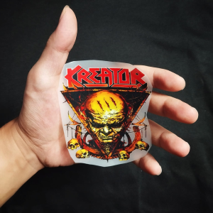 Sablon setrika satuan BAND METAL MUSIC PART 1 ukr 10cm karakter lucu banyak gambar sablon DTF tinggal tempel sablon Tempel Logo 10cm untuk semua bahan kain berkualitas kuat tahan lama anti luntur klopek lepas cocok untuk thrift sablon
