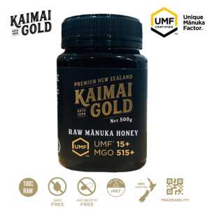 Kaimai Gold UMF 15+ (MGO 515+) Raw Manuka Honey (Madu) (500g)