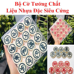 Bộ Cờ Tướng Chất Liệu Nhựa Đặc Siêu Cứng Kích Thước Bàn 43*39Cm