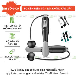 Dây Nhảy Thể Dục Đàn Hồi Siêu Bền Nhẹ Giúp Tăng Thể Lực Giảm Cân Hiệu Quả Nhỏ Gọn Tiện Lợi.