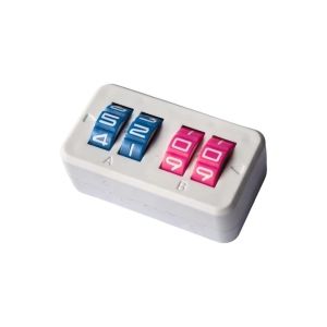 FWFHTP Màn hình hiển thị 4 chữ số Công cụ theo dõi điểm số trò chơi trên bàn cờ Vòng quay số Có thể điều chỉnh linh hoạt Người ghi điểm bằng bánh xe Nhỏ gọn Thiết kế tự kỷ luật Nút điều chỉnh số có thể điều chỉnh Hoạt động nhóm