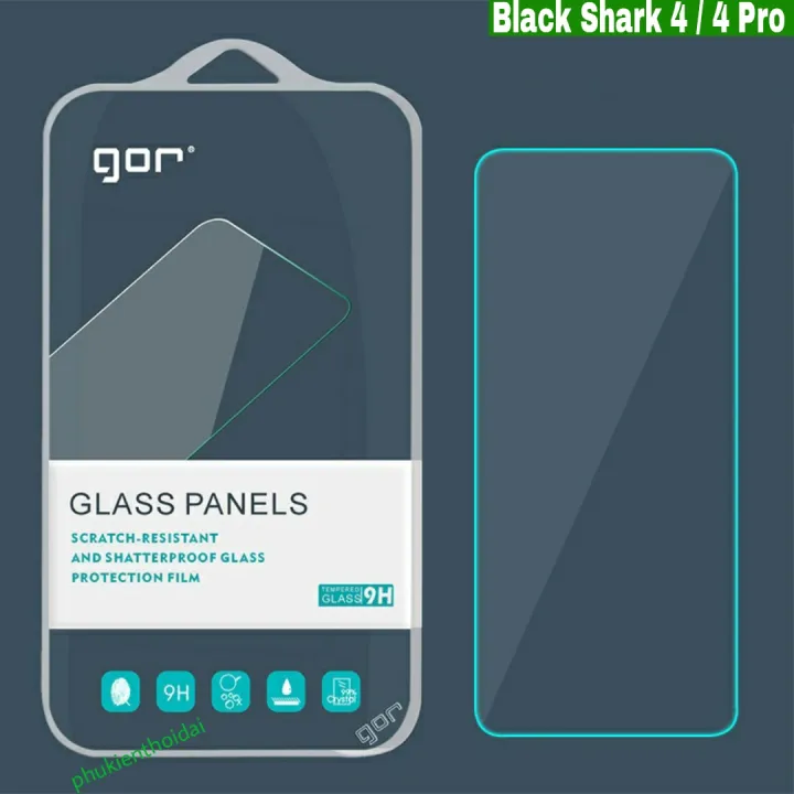 Cường lực Black Shark 4 / 4 Pro dùng chung hiệu Gor trong suốt ( tặng keo mép )