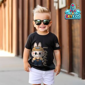 Baju Anak Kaos Labubu Katun Combed 30s