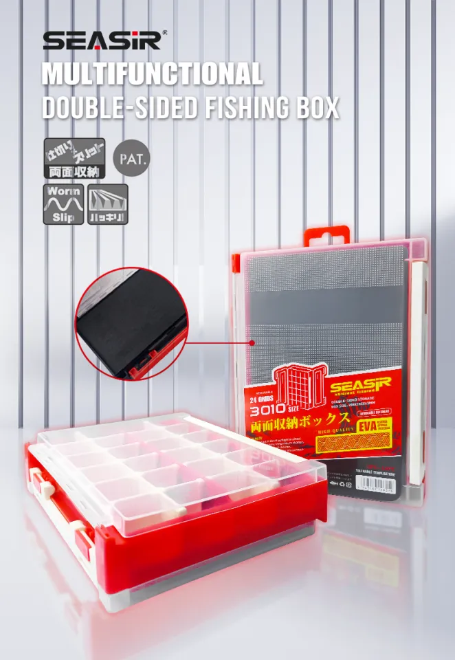 Multifunctional Double Side Fishing Lure Storage Box Hook Lure