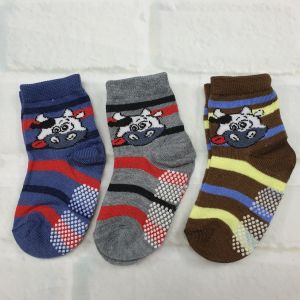 3 Pasang Kaos Kaki Anak Laki-Laki Kaos Kaki Anak Bayi 0-12 Bulan #30331