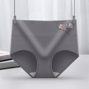 Antibacterial Seamless Womens Briefs/Comfortable Lifting Tummy Control Panties/Skin-Friendly Daily Underwear/All-Season Use