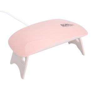 UV LED USB Nail Drying Lamp 6W Portable Mini Nail Dryer 360° Rotation Arm Quick Gel Nail Light for DIY Home Salon Manicuris