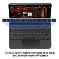 GOOJODOQ สำหรับเคส ipad พร้อม Magic Keyboard Wireless Bluetooth Keyboard Pro 11 Pro 11inch  iPad Pro12.9 Air 4 Air5 10th 10.9inch  Air6 M2/M3 11inch Air6 M2/M3 13inch iPad Pro 2024 11inch&13inch Thai keyboard 2018-2025. 