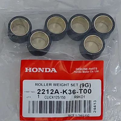 [RCP]Honda Click 125/150 Genuine FLYBALL Set 9G (BLACK) 2212A-K36-T00 -Thailand