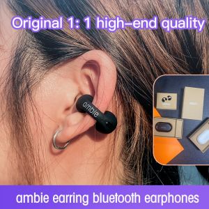 ♥ SPLAY Shipping+Readystock ♥Ambie Same Style Bone Conduction Earring True Wireless Bluetooth Earphones Ear Clip Headset TWS Sports Earbuds Sound Earcuffs