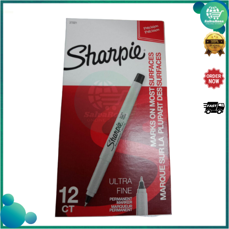 Sharpie Ultra Fine Point Black Sharpie Permanenti Set Da 4 Pezzi - 2 A Punta Fine E 2 A Punta Scalpello, Neri Sharpie Confezione 4 Pezzi - Foto 11