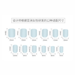 24Pcs Fake Nails With Glue Set Toenails Glossy Press on Toe Nails Short Square False Nail Solid Color Full Cover Square Fake Nails Colorful  Nail Tips for DIY Nail Art Artificial Short