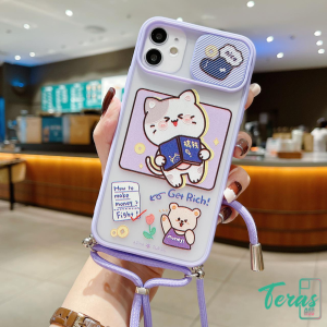 TA Case Slingcase Slide Kamera Karakter Tali Lanyard Sling Karakter SS197 Casing Oppo A37 A5s A53