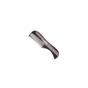 Kent Brushes A81TG Graphite Edition - Handmade Specialist Moustache & Beard Comb
