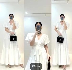 FREE GIFT FREE SHIPPING COD Plus Big Size Puff Sleeves  Modern Filipianiana Textured  Dress   - medium to 2xl - classy and elegant - timeless classic  - timeless piece - casual office or party - classic piece - super kapal ng tela - hindi kayo magsisi -