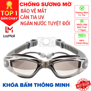 [Bảo hành 12 tháng - hãng chính hãng] kính bơi nam nữ kính bơi có bịt tai tráng gương - Chống tia UV kính bơi chống sương mù - miDoctor