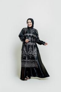 ILONASHOP Radifa Dress Set Inner Outer Brukat Baju Pesta Kondangan Fashion Muslim Wanita Jumbo