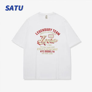 SATU Summer T-Shirt Cotton T-shirt Mens Pure Cotton 200gm Round Neck T-shirt Mens and Womens Half Sleeves