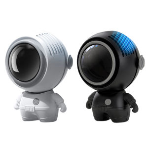 【New Arrival】 Badeless พัดลมพกพาเดสก์ท็อปสำนักงานนักบินอวกาศ Mini พัดลมพกพา USB ชาร์จน้ำหนักเบาสบายสำหรับการตั้งแคมป์ปีนเขาตกปลา