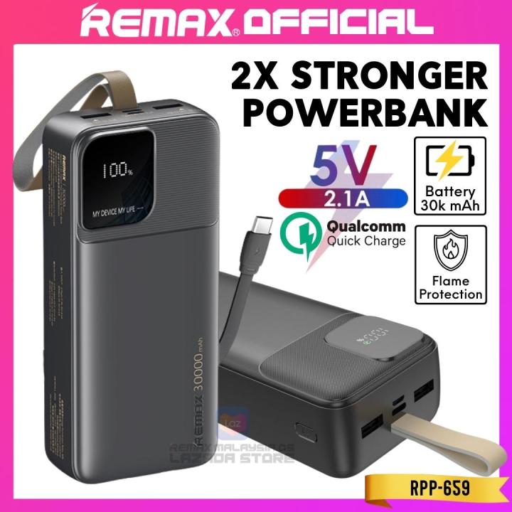Bateri REMAX OFFICIAL Digital Battery Display Indicator 30000mAh ...