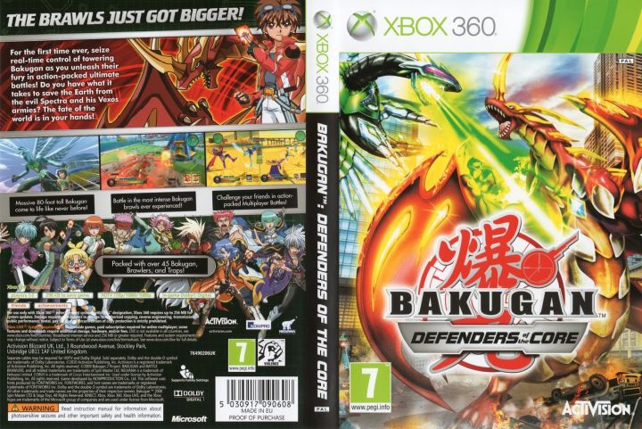 Bakugan defenders of the core 2024 xbox one