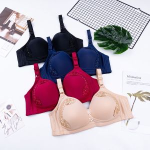 BEE - Bh Wanita Bra Busa Tanpa Kawat Ukuran Besar 36 38 40 42 44 46 Polini 333