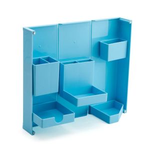 3D Collapsible Plastic Folding storage box Basket Cosmetic stationery