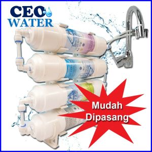 CEO Water 4 Stages Direct Drinking Compact Tabletop Filtration System