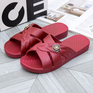 Free Shipping Casual Comfortable Trendy And Fashionable PVC Plastic Sandals – Perfect For Everyday Wear Both Indoors And Outdoors In All Four Seasons.Simple Flat-Soled And Slip-On Design