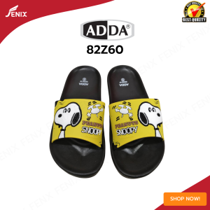 รองเท้าแตะหญิง แบบสวม ADDA รุ่น 82Z60 ลายสนูปปี้