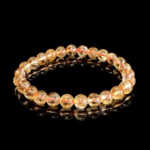 Thousand Crystals and Ten Thousand Beads 7A Natural Yellow Pyramid Crystal Bracelet for Men and Women diy Beaded bracelet gift with Maong crystal 2026