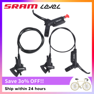 SRAM LEVEL เบรคไฮดรอลิค MTB 2-ลูกสูบ800-1500มม. ด้านหน้าและด้านหลังสีดํา