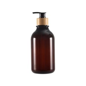 SPARAK 300/500ml Soap Pump Container Empty Storage Bottle Soap Dispenser Bathroom Accessories Bamboo Pump Shampoo Pump Bottle