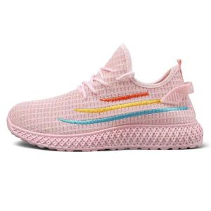 DKNC new fashion rubber shoes breathable sports shoes Korean womens shoes
