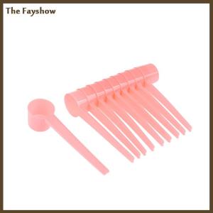 [The Fayshow] 10Pcs 5g Measuring Spoons Coffee Protein Milk Powder Scoop Home Kitchen Gadgets