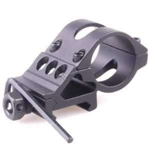 25.4mm Quick Release Offset Flashlight Scope Mount 20mm Rail 45 Degree Sight Mount Hunting Accessories