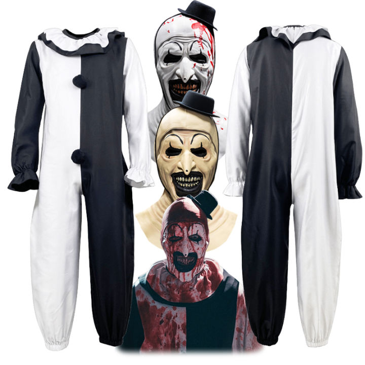 Art The Clown Cosplay Terrifier Cosplay Costume Horror Clown Bodysuit ...