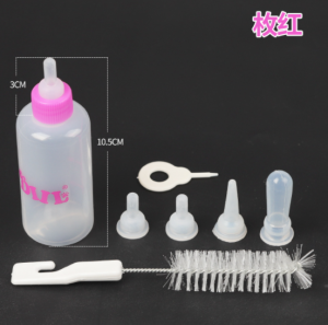 [ Ready Stock ] 60ml 7pcs set Dog Cat Feeding Bottle Milk Kitten Puppy Water Nursing Bottle Botol Susu Anak Kucing