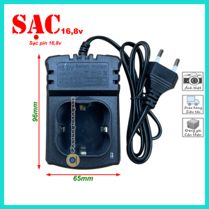 Sạc Đế 16.8v-2A Pin Máy Khoan Bắn Vít Bulong 4 Cell 18650 | Cốc Sạc Kiểu Chân Gài 4 Cell 16.8v Thông Dụng