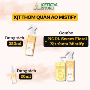[6 mùi] - Xịt thơm quần áo JULYHOUSE 20ml/280ml chiết xuất tinh dầu thiên nhiên thanh mát dịu nhẹ