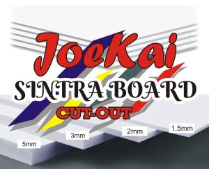 SINTRA BOARD lite (HI STANDARD) 10 pcs CLEAN CUTt 4Asize 3mm