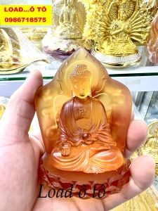 Bộ Tượng Phật Bà Ngồi Thiền Để Taplo Chất Liệu Đá Quý Cao Cấp