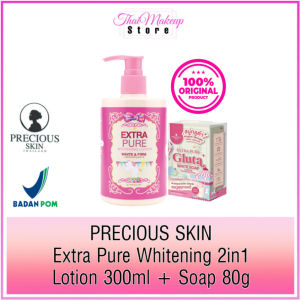 Precious Skin Thailand Extra Pure Gluta Whitening Spf Lotion / Extra Pure Gluta Whitening Soap
