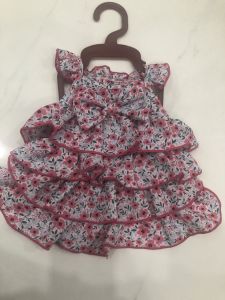 [ phụ kiện ] Đầm công chúa hai dây có nơ cho thú cưng