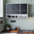 Kitchen Set Dapur Minimalis atas 3 pintu Rak dapur tempel dinding serbaguna modern aesthetic rak piring. 