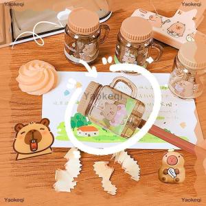 [COD] Yaokeqi 2Pcs Kawaii Portable Capybara Pencil Sharpener Creative Cartoon Pencil Sharpener Office School Supplies Student Stationery Gifts