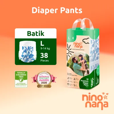 Nino Nana Baby Diaper Pants - M (6-11 kg) | L (9-14 kg) | XL (12-18 kg) | XXL (15-23 kg)