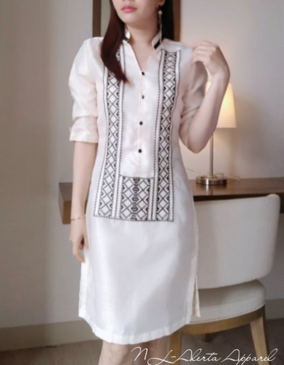 Modern filipiniana barong dress best sale